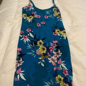 Guess blue floral dress